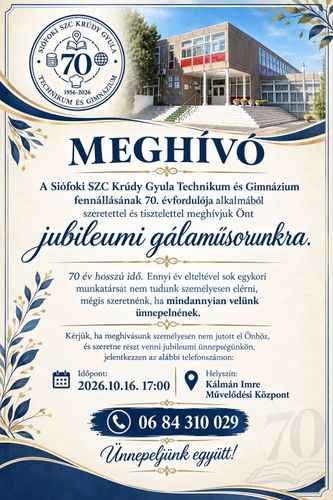Gálaműsorral ünnepli hetvenéves fennállását a Krúdy